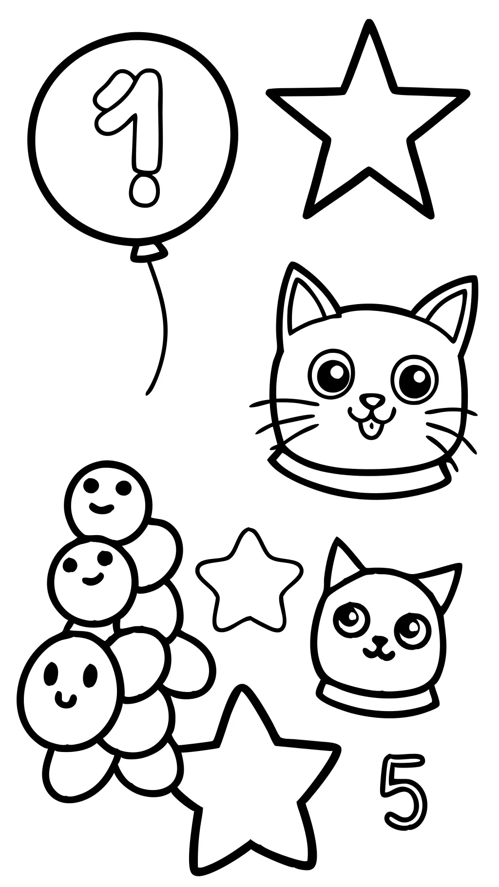 coloring pages counting